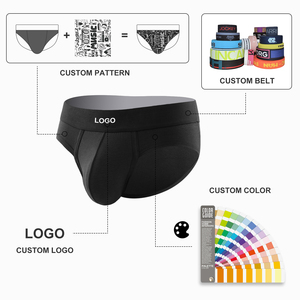 Custom logo High Cut <strong>Design</strong> Soft <strong>Men's</strong> <strong>Briefs</strong> 3D Pouch Sexy Underwear Sexy Ice Silk <strong>Briefs</strong> for <strong>Men</strong> - Product Image 6