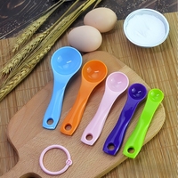 Ensemble de cuillères doseuses écologiques en plastique PP pour machine à pain avec différentes capacités - Outils de mesure essentiels