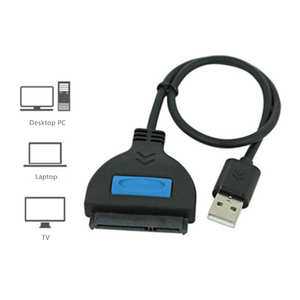 Nuevo Adaptador USB3 SATA 2026, <span class=keywords><strong>Cable</strong></span> SATA <span class=keywords><strong>a</strong></span> <span class=keywords><strong>USB</strong></span> 3.0 de 2.5 Pulgadas, 22 Pines 7+15, <span class=keywords><strong>Cable</strong></span> para HDD/SSD, Compatible con UASP <span class=keywords><strong>Serial</strong></span> <span class=keywords><strong>ATA</strong></span> III - Product Image 5