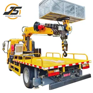 Tiga Tujuan multifungsi tinggi ketinggian truk angkat platform muat dapat dilengkapi dengan keranjang gantung listrik