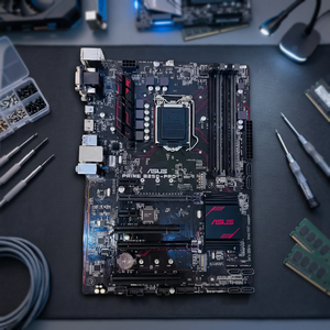 เมนบอร์ด Asus B250-PRO สำหรับเล่นเกมส์ รองรับ Intel LGA 1151  DDR4 64GB SATA ของใหม่ รองรับซีพียูรุ่นที่ 6/7 - Product Image 3