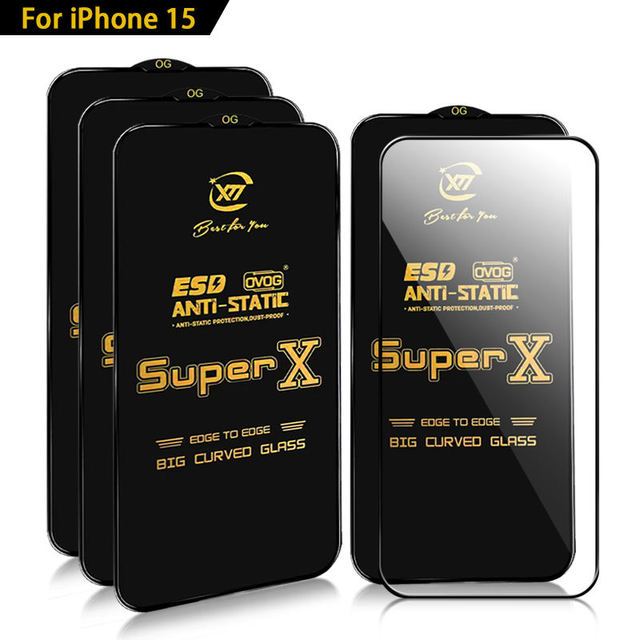Mobile Super X Esd Screen Protector Glass for Huawei Telephone Accessories for Iphone Anti-Static Screen Protector
