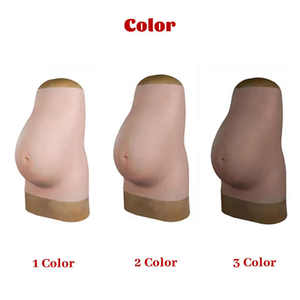 Ventre de grossesse réaliste en silicone pour hommes, expérience de grossesse factice, ventre artificiel, bosses de grossesse, moule, accessoires de cosplay, accessoires de <span class=keywords><strong>film</strong></span>, drag - Product Image 5