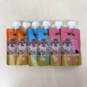 Nourriture pour chats sans céréales, haute teneur en protéines, marque privée, saveur poulet, style pâté, nourriture humide en sachet, délicieuse, 90g, friandises pour animaux de compagnie - Product Image 4