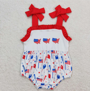 Ensembles de tenues pour enfants avec drapeaux et ballons du 4 juillet pour frères et sœurs, bébés garçons et filles - Product Image 5