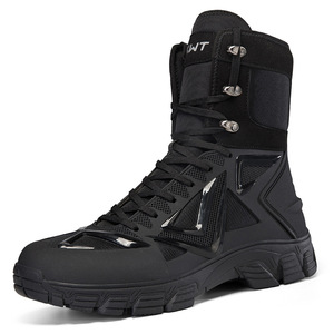 DSF54 AS33 LOKWT Men Tan Brown Mesh Tactical <b>Boots</b> Breathable All Seasons Outdoor <b>Hiking</b> Walking <b>Boots</b> Wholesale - Product Image 3