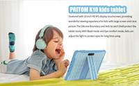 Tablet 10 inci anak-anak, Tablet PC K10 3G LTE 2 + 64GB ROM, Tablet belajar dan game anak-anak