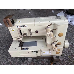 PX302-4W Spécial Kansai d'occasion à <span class=keywords><strong>2</strong></span> aiguilles Machine plate à double point de chaîne 4 points zigzag pour vêtements d'enfants et mouchoirs - Product Image 1