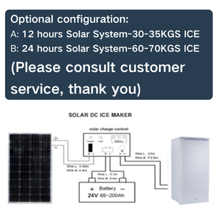 GCSOAR Réfrigérateur solaire CC Réfrigérateur CC <span class=keywords><strong>7</strong></span> couches à énergie solaire 24v CC Machine à glaçons - Product Image 6