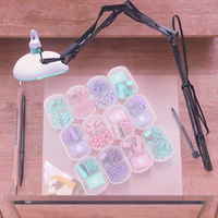 Ensemble de mini agrafeuses manuelles en métal créatives Macaron, fournitures de bureau essentielles