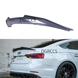 For A5 S5 RS5 B9 Sportback 4Door PSM Style Rear Spoiler Trunk Wing 2016-2023 Carbon Fiber - Product Image 1