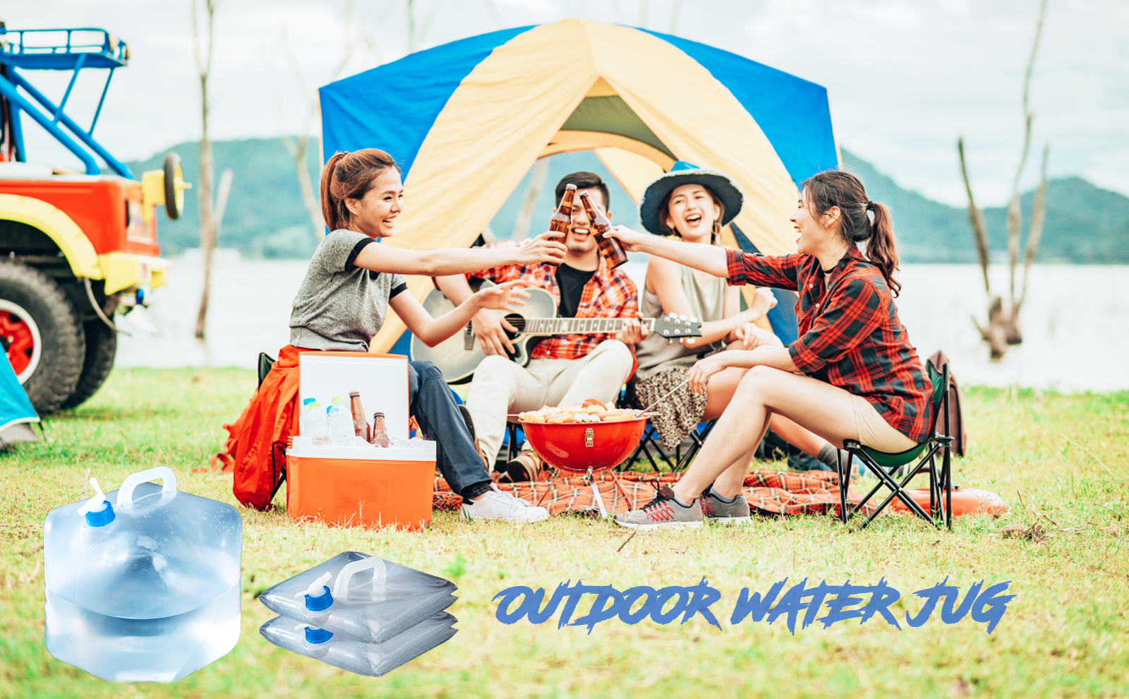 Gguqac Récipient à eau pliable de 5 gallons par gguqac, sac de