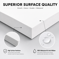 Plaque de mousse PVC écologique sans formaldéhyde pour armoires de cuisine, impression UV, panneau Sintra rigide durable, fabricant