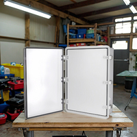 Boîtier de projet électrique extérieur IP67 Matériau PC/ABS transparent Porte articulée transparente Boîtier IP65/IP66 pour instruments électroniques
