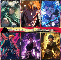 Vente en gros d'eau de Javel Anime Figure Ichigo Yhwach Kenpachi Cristal Brique Artisanat Ornement Modèle Collection Jouet Bureau Décoration Cadeaux