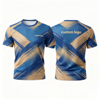 T-shirts personnalisés en polyester à impression intégrale, séchage rapide, vente en gros pour événements d'entreprise, cadeaux, uniformes, commande en gros