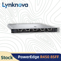 Server Rack PowerEdge R450 8SFF con Doppio Xeon di 3a Generazione, 8x2.5 Bay, DDR4 fino a 80TB, Dual-Port 1GbE, Conveniente e Disponibile