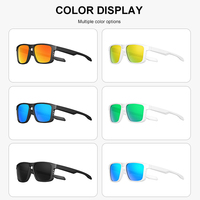 Lunettes de soleil de sport, verres polarisés miroir, lunettes de cyclisme, de course à pied, de pêche, protection UV400, lunettes de sécurité d'extérieur, personnalisées
