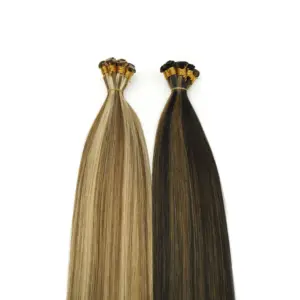 2024 new best-selling high-quality light colored light colored extensions and hand tied weft knitted straight hair in the UK