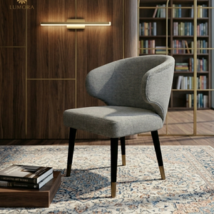 Silla de Comedor Ergonómica Moderna Leander con Estructura de Madera Maciza y Diseño Estable, Diseño Simple para Sala de Estar y Bar en Casa - Product Image 4