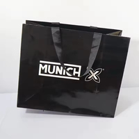 Sacs d'emballage en papier kraft enduit de film brillant, imprimés sur mesure, durables, pour cadeaux, jouets et achats