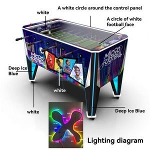 Baihui Animation Table Game Football Gaming Machine Coin Operated Arcade Game Multiplayer Interaction Mini Soccer Table Game - Product Image 4