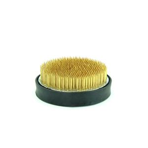 Kenzan Rotondo per Ikebana in Acciaio Inox/Ottone con Guarnizione in Gomma per Composizioni Floreali Giapponesi - Product Image 3