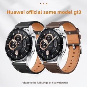 Correa de reloj deportiva de cuero para <span class=keywords><strong>GT3</strong></span>/4/5/6 Watch3/4/5/6 <span class=keywords><strong>Pro</strong></span> y FIT con liberación rápida - Product Image 4