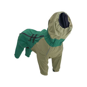 कारखाने की कीमत वाटरप्रूफ विंडप्रूफ पालतू वर्षाकोट चार लेगिंग के साथ उच्च गुणवत्ता वाली आधुनिक शैली छिपी हुई लीश छेद डिजाइन कुत्ते कपड़े - Product Image 1