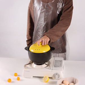 Tablier en plastique HDPE jetable personnalisé de qualité alimentaire imperméable non stérile pour usage industriel médical cartons emballés - Product Image 3