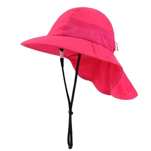 Boys Girls Toddler Kids Baby Summer Velour Cartoon Adjustable Chin Strap Bucket Hat for Age 3-6 Years <b>Navy</b> Blue - Product Image 4