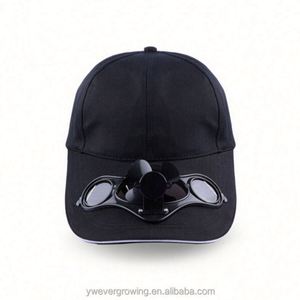 Gorra Snapback Personalizada al por Mayor para Hombre con Cargador Solar y Ventilador Integrado - Product Image 3