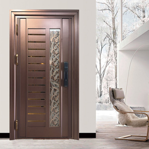 <span class=keywords><strong>Puerta</strong></span> <span class=keywords><strong>de</strong></span> Entrada Comercial Exterior <span class=keywords><strong>de</strong></span> <span class=keywords><strong>Vidrio</strong></span> Acabado Manualmente en <span class=keywords><strong>Acero</strong></span> <span class=keywords><strong>Inoxidable</strong></span> Antirrobo Xindi para Uso en Centros Comerciales y Hoteles - Product Image 3