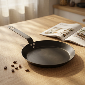 Wholesale No Coating Nonstick Nitrided Carbon Steel Fry Pan Cookware <strong>Kitchenware</strong> Saute Pan Modern Eco-Friendly <strong>Ollas</strong> De Cocina - Product Image 1