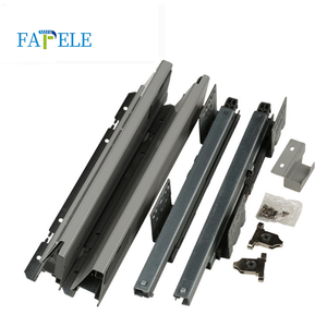 Bán Buôn Kim Loại Hộp Thép Ngăn Kéo Đường Ray Đôi Tường Mỏng Kim Loại Nhà Bếp Ngăn Kéo Tandom Hộp Nhà Bếp Giỏ - Product Image 5