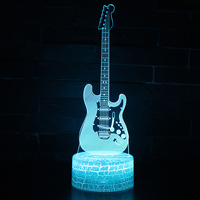 Vente flash - Lampe de table LED à animation 3D en acrylique - Illusion d'optique - Cadeau pour enfants