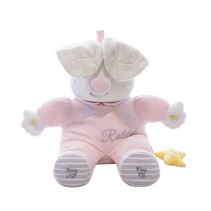 Электрический плюшевый детский спящий игрушечный слон кролик игрушка для младенцев