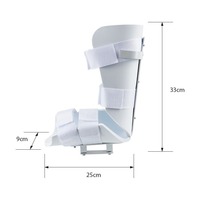Attelle orthopédique réglable pour cheville et pied, attelle pour pied tombant, support orthopédique pour la maison et la salle de sport
