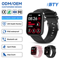 Reloj Inteligente D08J con Pantalla Grande de 2.01'' y Visualización 3D, Resistente al Agua IP68, Llamadas, Modo Multideportivo, Monitor de Salud, Rastreador de Actividad Física