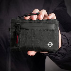 Porte-clés antivol en nylon résistant aux chocs, bloquant les RFID, multifonctionnel, portefeuille de voyage pour documents - Product Image 4