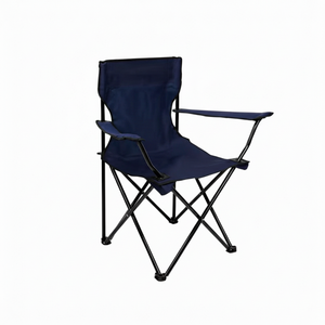 เก้าอี้พับพกพาสำหรับใช้งานกลางแจ้ง พร้อมพนักพิงและที่วางแก้ว เหมาะสำหรับตั้งแคมป์ ตกปลา ชายหาด และวาดภาพ - Product Image 4
