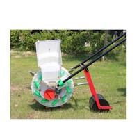 Petit semoir à pousser à la main TKA, jardinière multi-semis avec boîte d'engrais