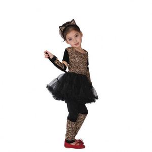 Vestidos de Tutú con Estampado de Leopardo Salvaje para Niñas de 1 a 8 Años, Estilo Verano 2024, para Cumpleaños, 4ourcostumes - Product Image 6