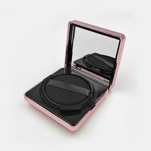Spot maquillage 15g boîte à coussin <span class=keywords><strong>d</strong></span>'<span class=keywords><strong>air</strong></span> carré luxe ABS fondation maquillage boîte <span class=keywords><strong>de</strong></span> <span class=keywords><strong>rangement</strong></span> avec bouffée et miroir couvercle noir - Product Image 4