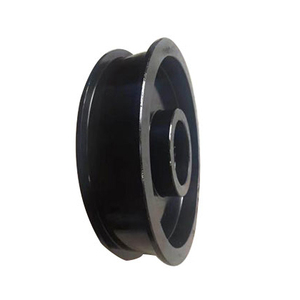 Hệ thống truyền tải công suất thấp ứng dụng ròng rọc cho vành đai phẳng Đường kính trục 90mm phẳng vành đai thang máy ròng rọc - Product Image 2