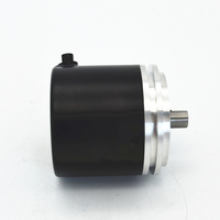 Vente chaude arbre solide 6mm 600 Ppr encodeur ABZ Phase optique incrémental 24v Dc moteur encodeur 58mm