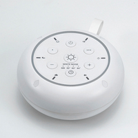 Machine à bruit blanc alimentée par courant continu OEM ODM, entraîneur sonore pour le sommeil des bébés, dispositif portable d'aide au sommeil, lumière LED pour le yoga et la méditation