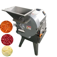 Elektrische groente- en fruitsnijmachine 220V motor aangedreven multifunctionele industriële snijmachine