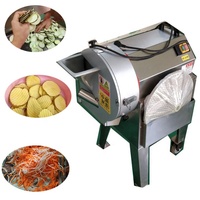 Cortadora de Verduras Automática de Acero Inoxidable, Cortadora de Zanahorias en Cubos, Cortadora de Cebollas en Rodajas, Cortadora de Repollo, Cortadora de Patatas en Cubos