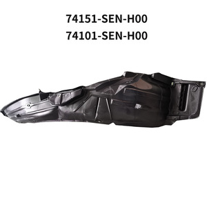 Guardabarros Interior de Plástico Delantero para Honda Fit 03-07, Repuesto Negro - Product Image 3